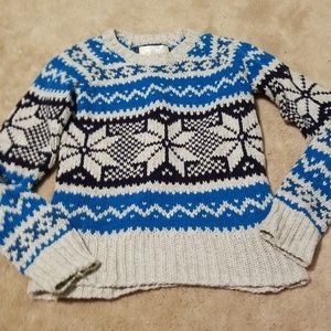 AEO snowflake sweater